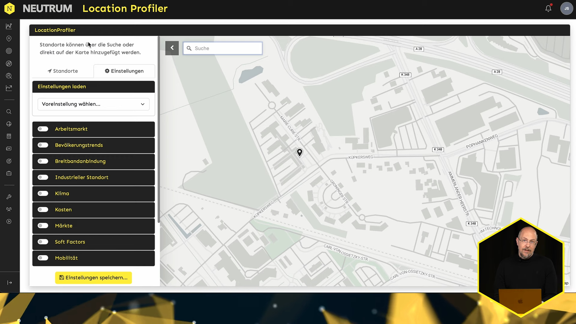 video location profiler de